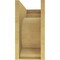Ekena Millwork 11"W x 22"D x 22"H Classic Emerson Rough Cedar Woodgrain TimberThane Corbel, Primed Tan CORUR11X22X22EMRRCPR - alternate 4